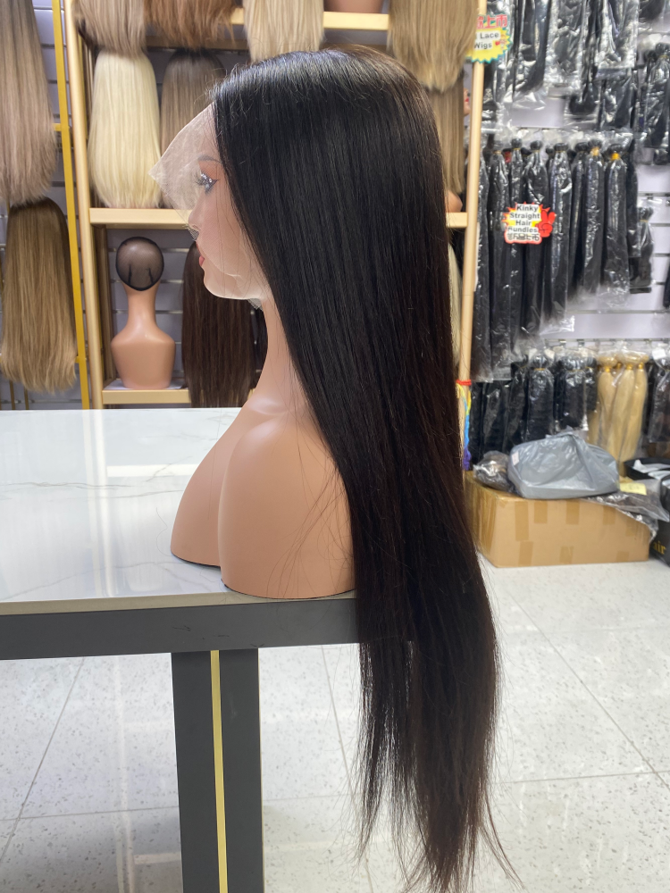 HD Lace Front Wig Human Hair Invisible Knots Transparent Lace Natural Hairline Pre-plucked Baby Hair 100% Raw Human Hair