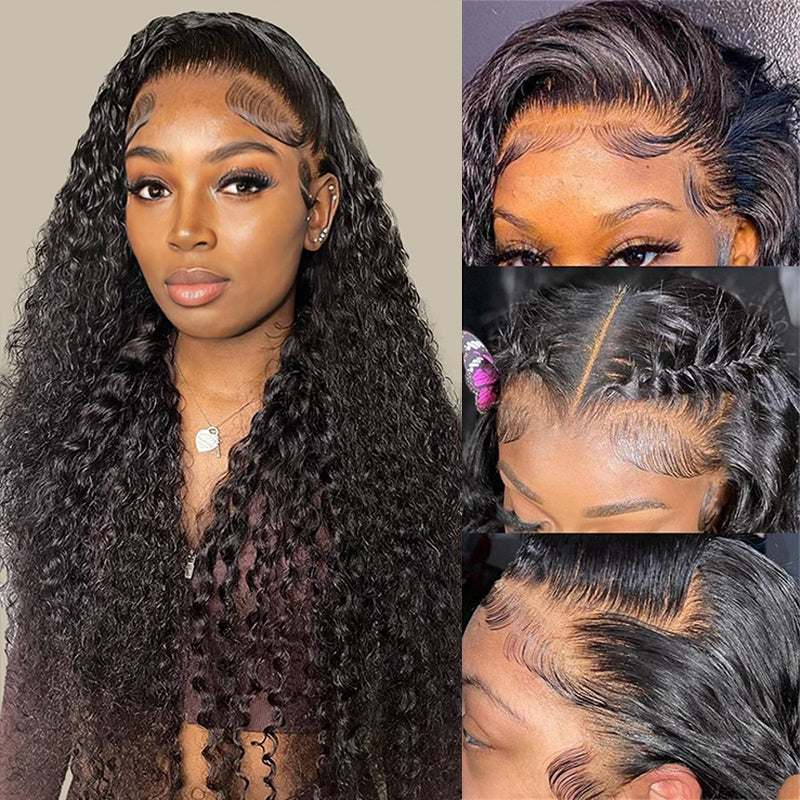 Deep Wave Lace Closure With Bundles