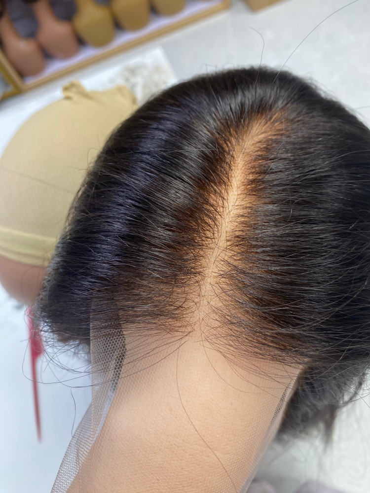 HD Lace Front Wig Human Hair Invisible Knots Transparent Lace Natural Hairline Pre-plucked Baby Hair 100% Raw Human Hair
