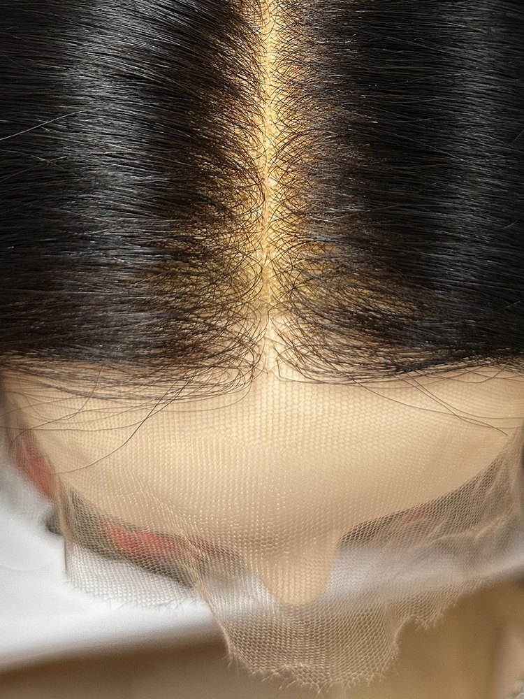 Pre-Bleached Knots 13*6 HD Lace Frontal Wig Skin-Melt Lace & Virgin Human Hair Full Volume Long Hair wigs