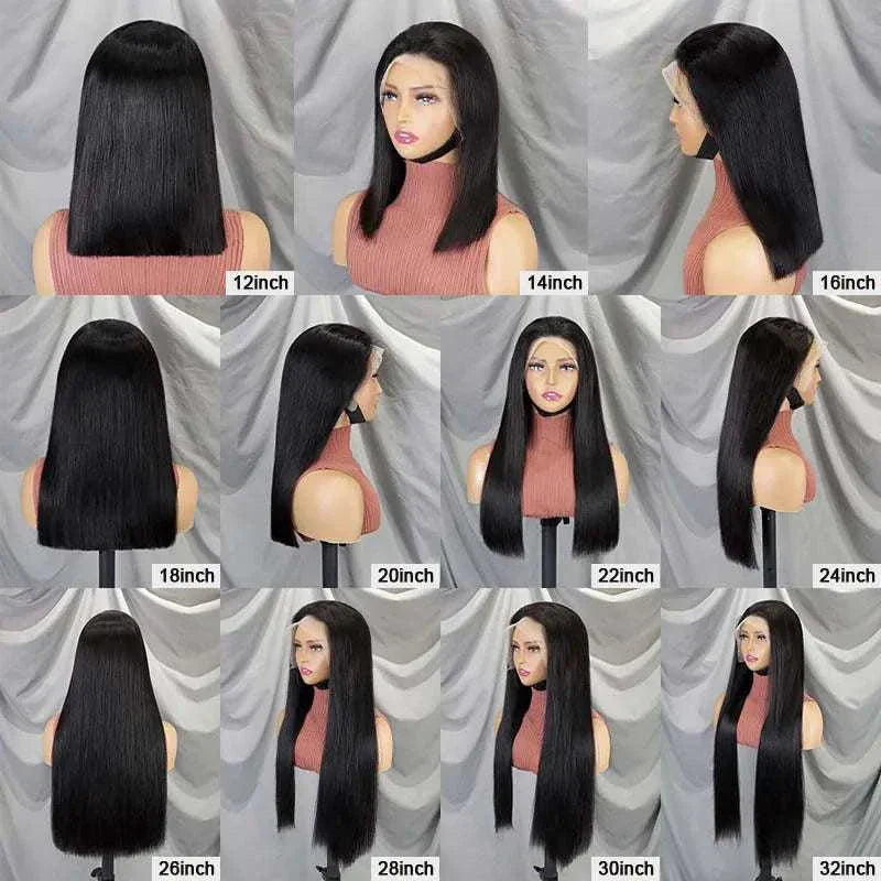 natural black wig