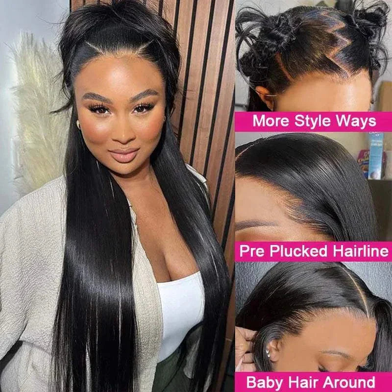 natural black wig
