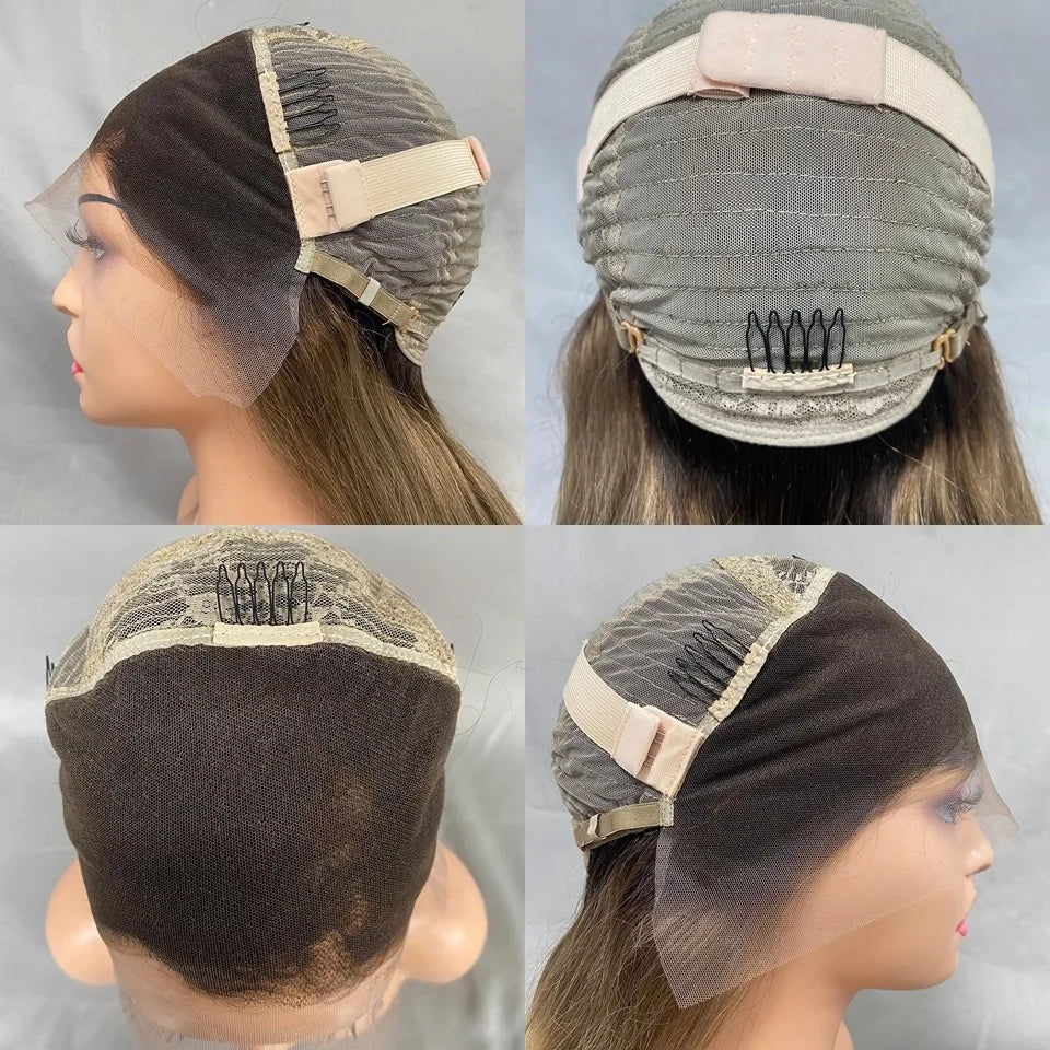 Body Wave Lace Front Human Hair Wigs For Women Honey Blonde 13x4 HD Transparent Lace Frontal Wigs Human Hair Baby Hair On Sale