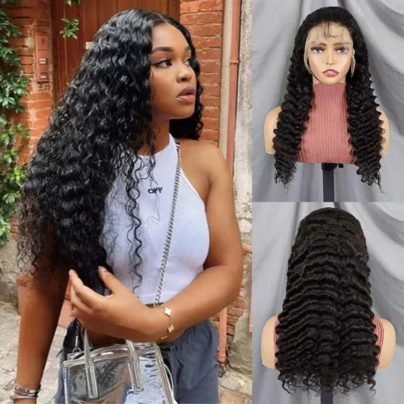 30 inch deep wave wig