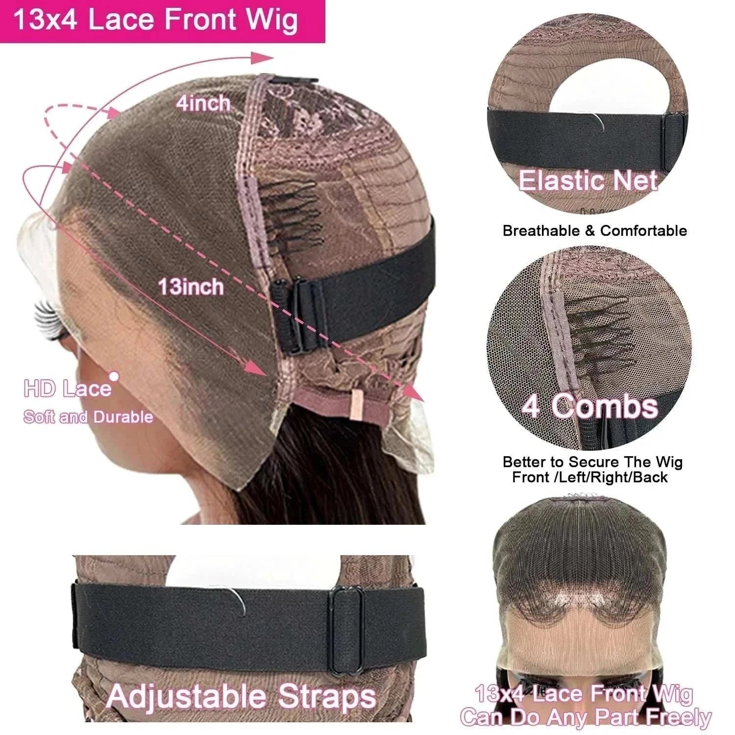 natural black wig