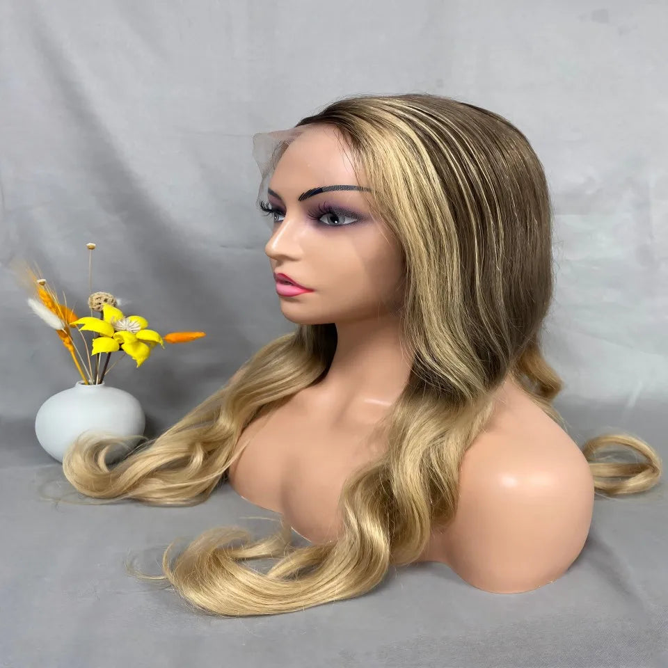 Body Wave Lace Front Human Hair Wigs For Women Honey Blonde 13x4 HD Transparent Lace Frontal Wigs Human Hair Baby Hair On Sale