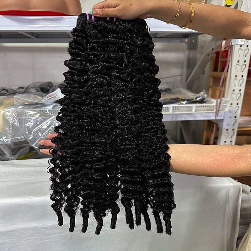 Burmese curly wig